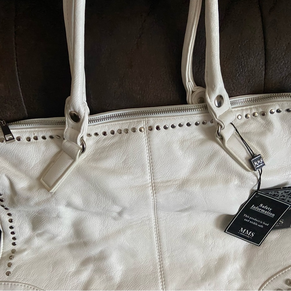 MMS Large White Tote (Bought from Buckle) - NEW - Picture 7 of 10